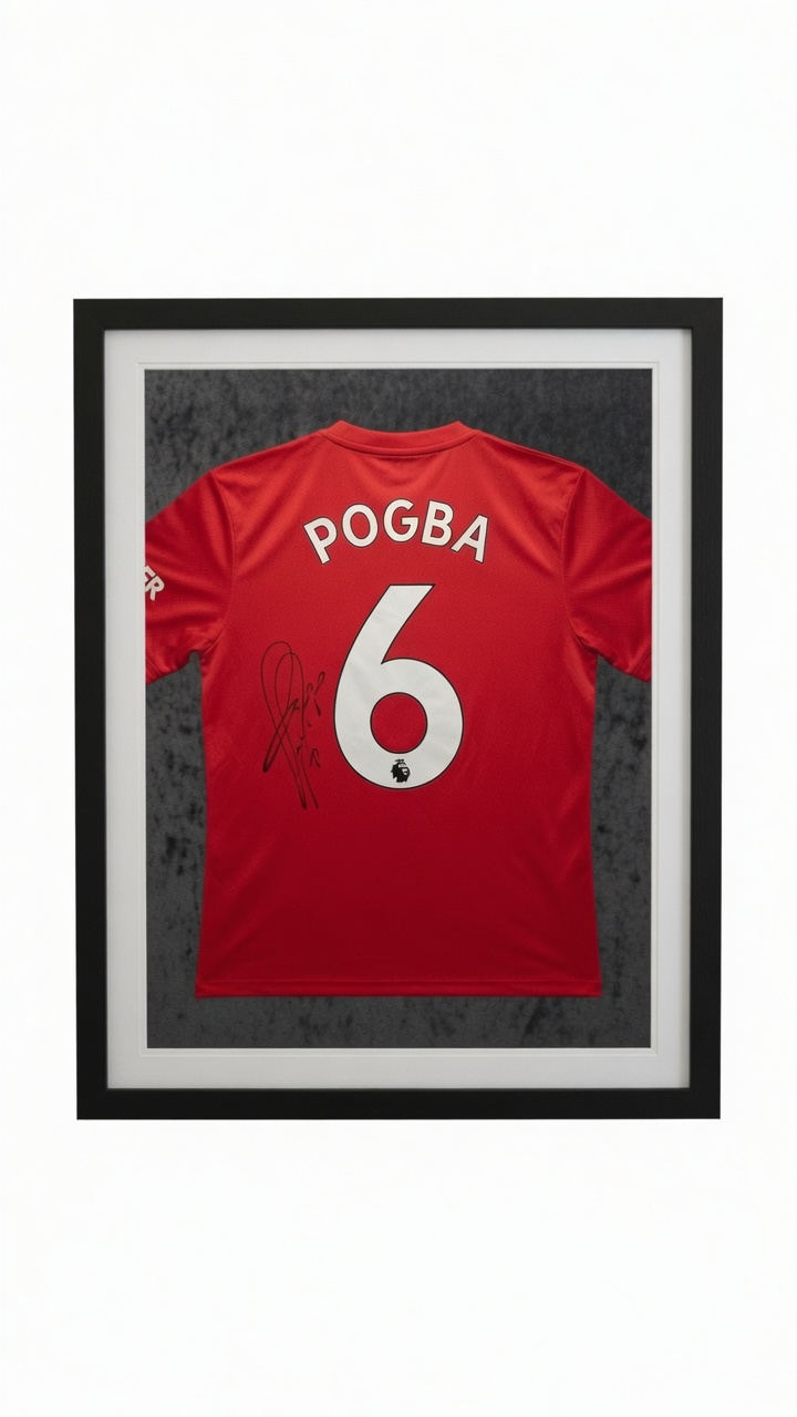 Maillot de Paul Pogba dédicacé
